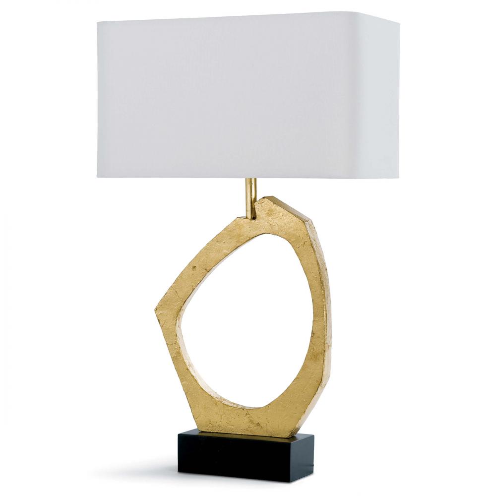 Regina Andrew  Manhattan Table Lamp (Gold Leaf) Lamp Regina Andrew   