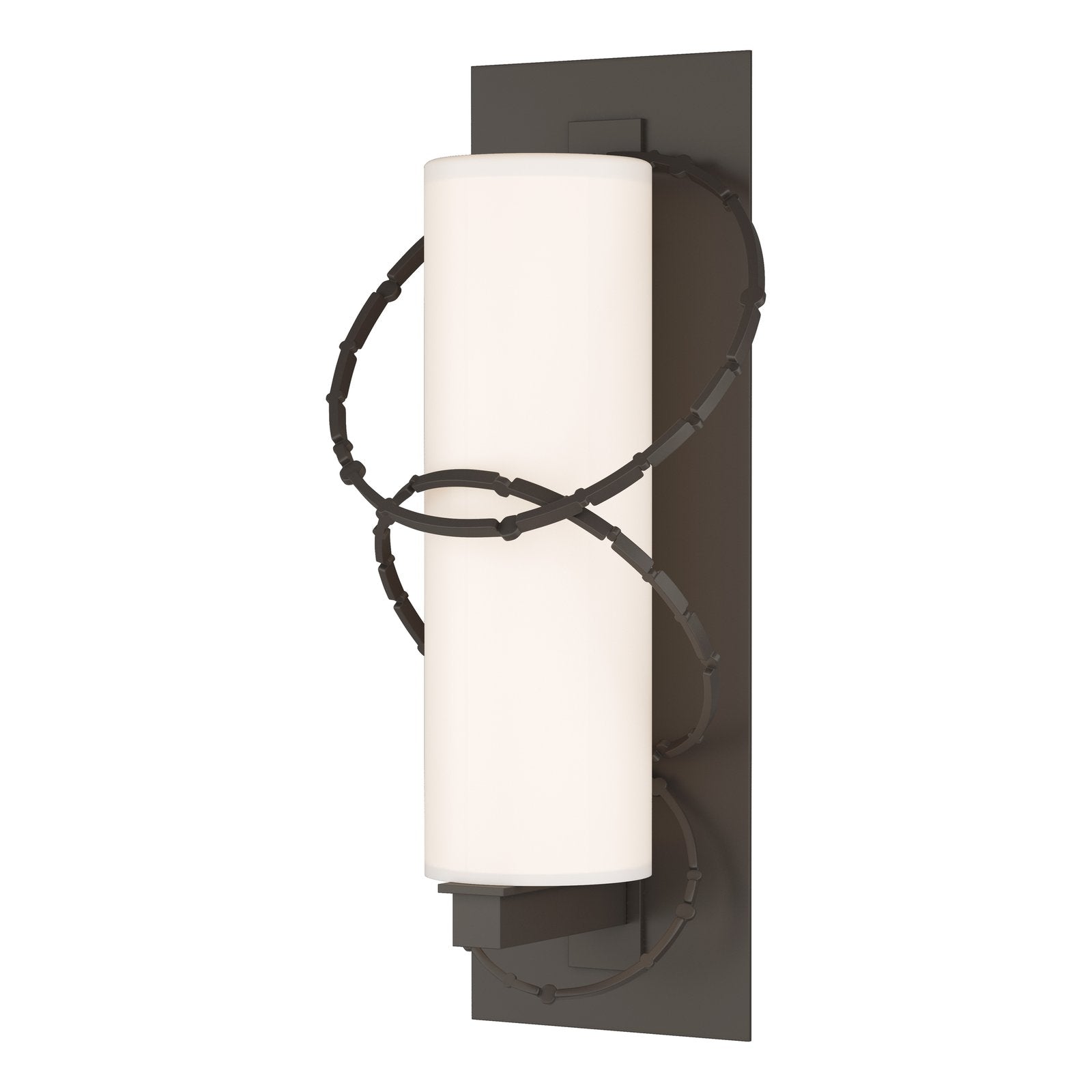 Hubbardton Forge Olympus Large Outdoor Sconce Outdoor l Wall Hubbardton Forge Coastal Dark Smoke  