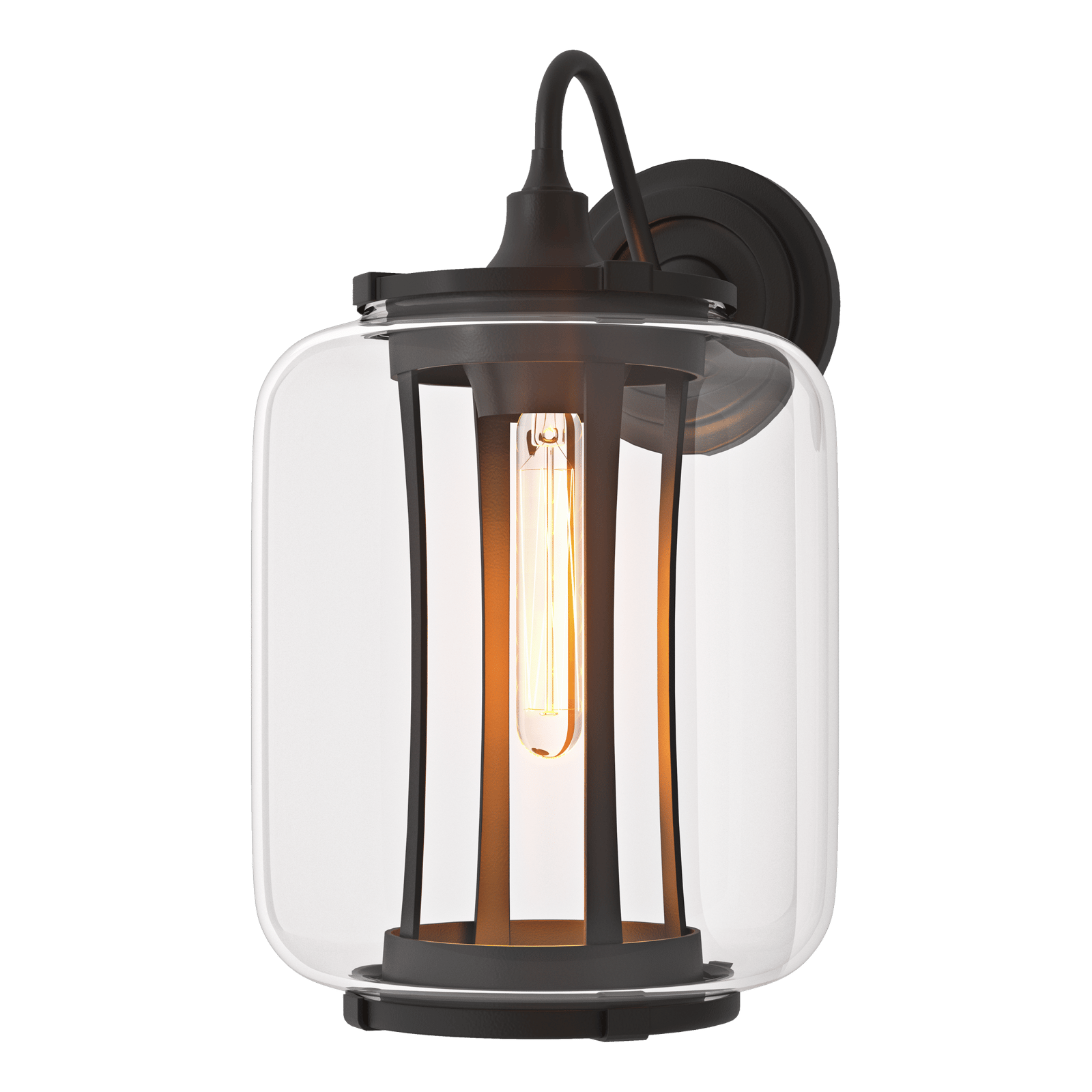 Hubbardton Forge Fairwinds Large Outdoor Sconce Outdoor l Wall Hubbardton Forge Coastal Black  