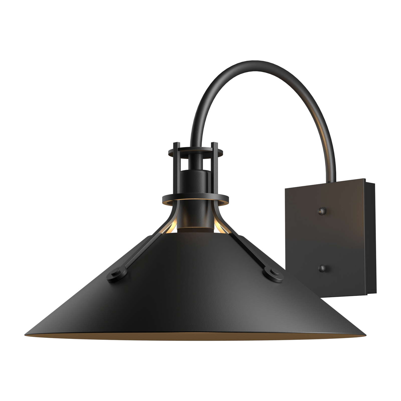 Hubbardton Forge Henry Large Outdoor Sconce Outdoor l Wall Hubbardton Forge Coastal Black  