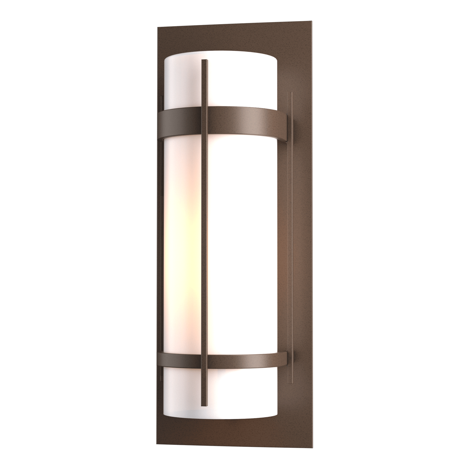 Hubbardton Forge Banded Large Outdoor Sconce Outdoor l Wall Hubbardton Forge Coastal Bronze  