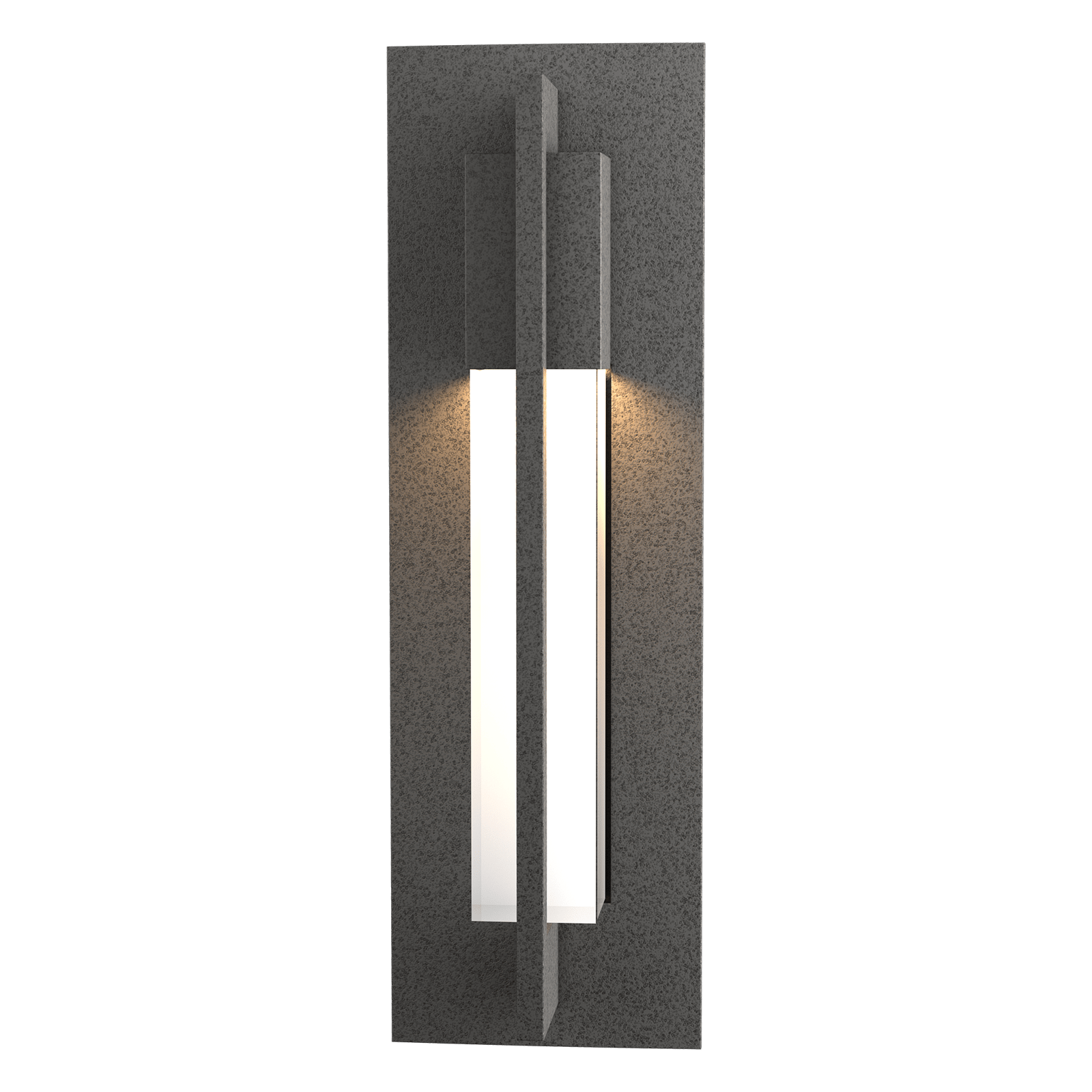 Hubbardton Forge Axis Small Outdoor Sconce Outdoor l Wall Hubbardton Forge Coastal Natural Iron Clear Glass (ZM) 