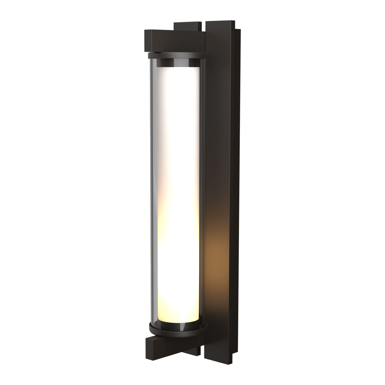 Hubbardton Forge Fuse Large Outdoor Sconce Outdoor l Wall Hubbardton Forge Coastal Oil Rubbed Bronze Clear Glass (ZM) 