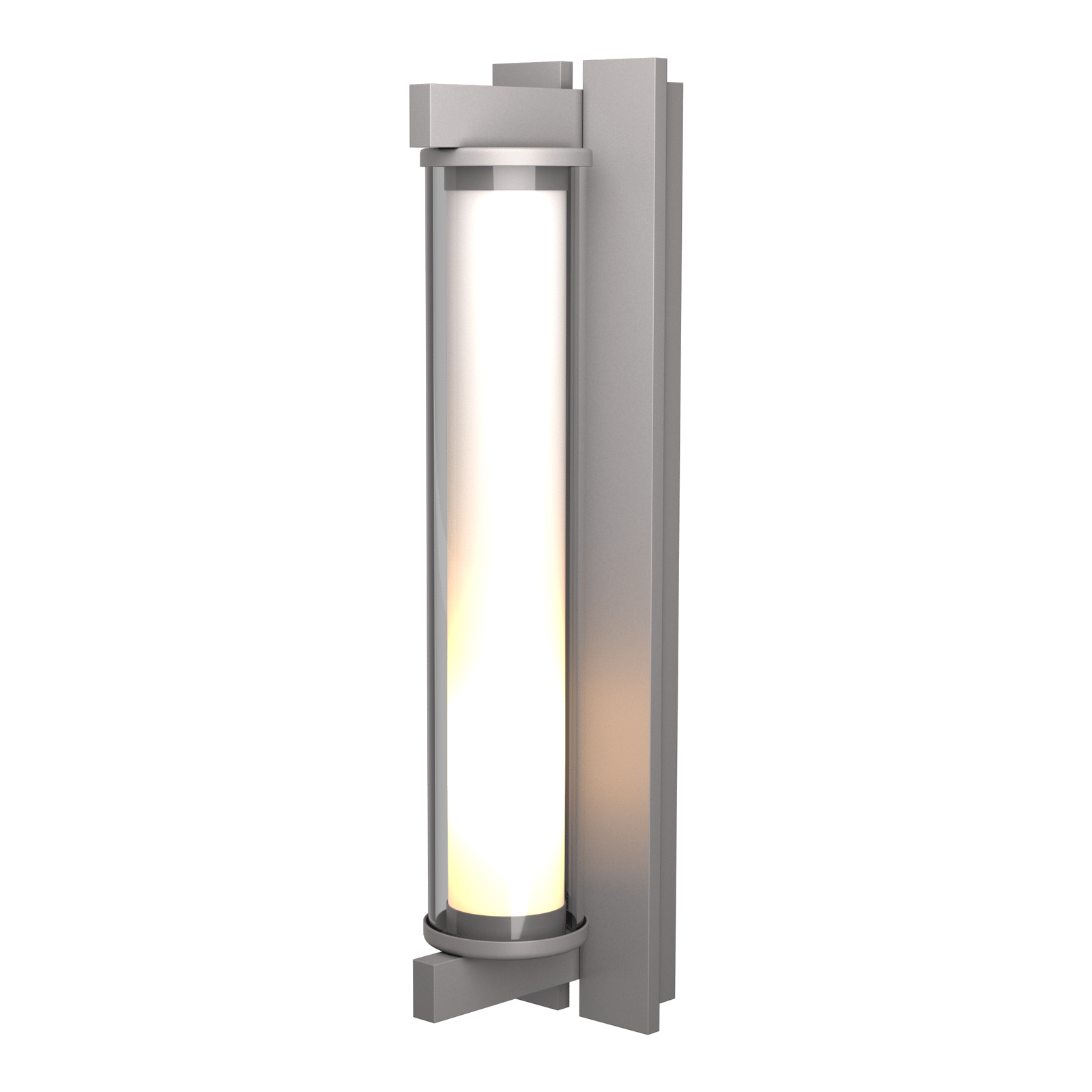 Hubbardton Forge Fuse Large Outdoor Sconce Outdoor l Wall Hubbardton Forge Coastal Burnished Steel Clear Glass (ZM) 