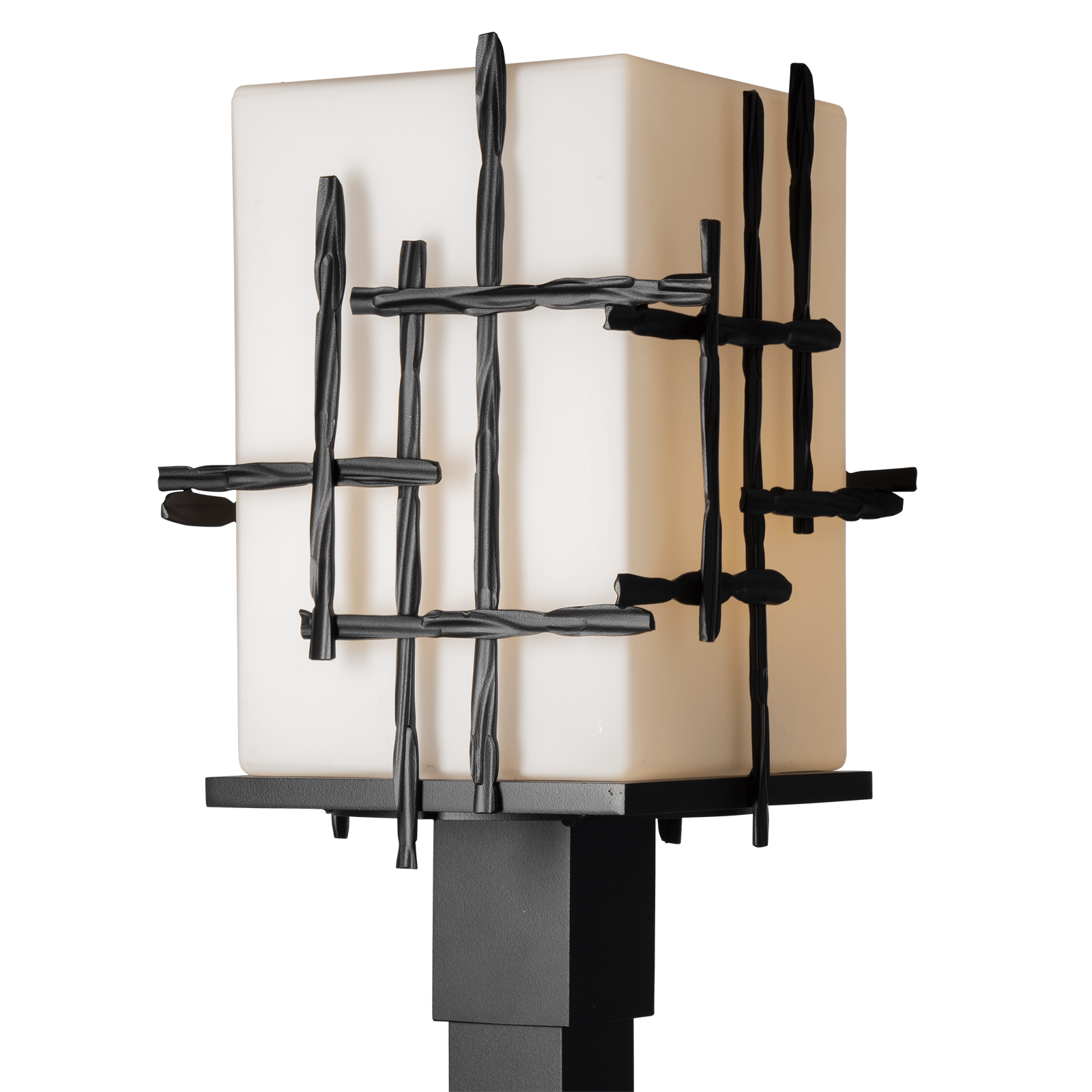 Hubbardton Forge Tura Outdoor Post Light Outdoor l Post/Pier Mounts Hubbardton Forge Coastal Oil Rubbed Bronze Opal Glass (GG) 