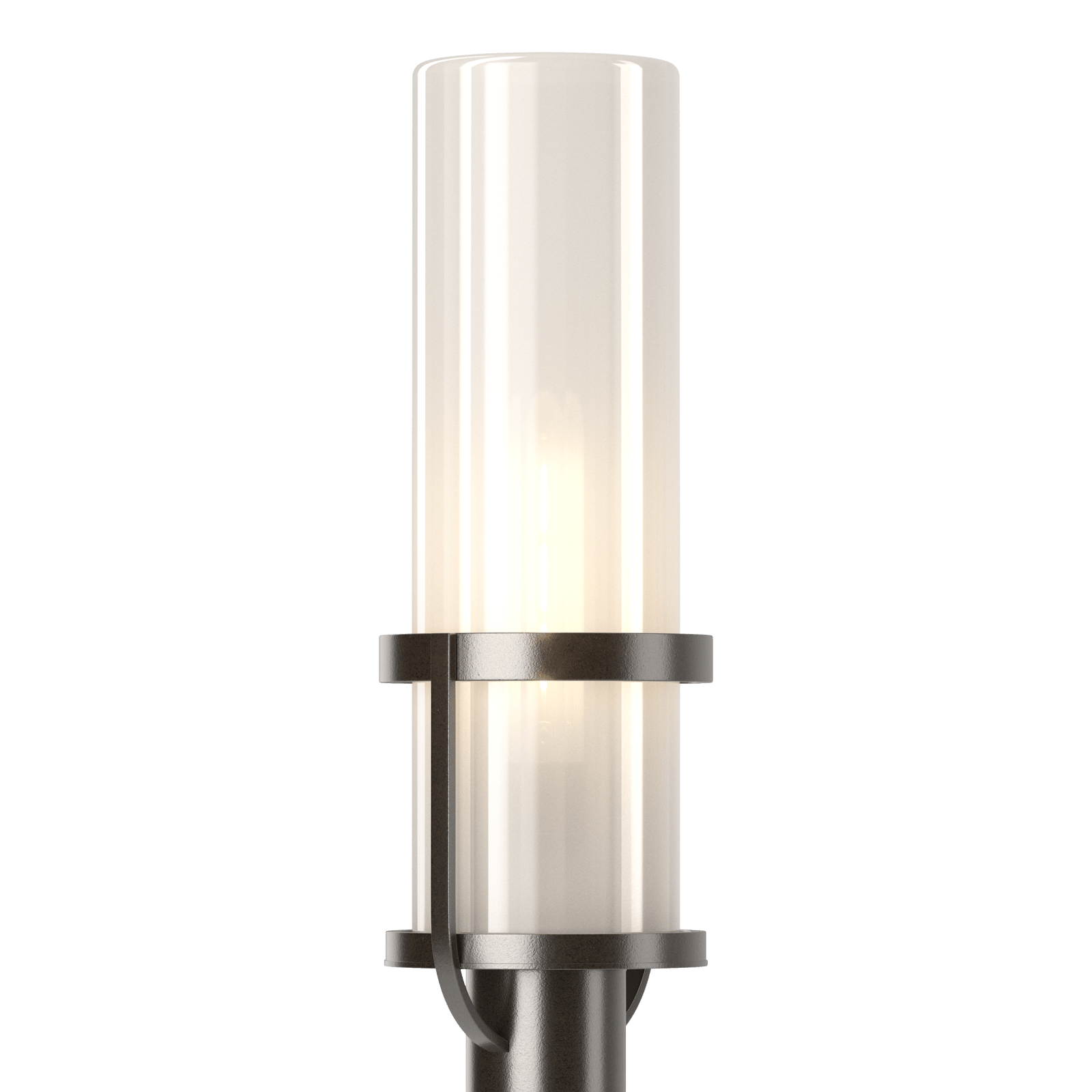 Hubbardton Forge Alcove Outdoor Post Light Outdoor l Post/Pier Mounts Hubbardton Forge Coastal Oil Rubbed Bronze Frosted Glass (FD) 