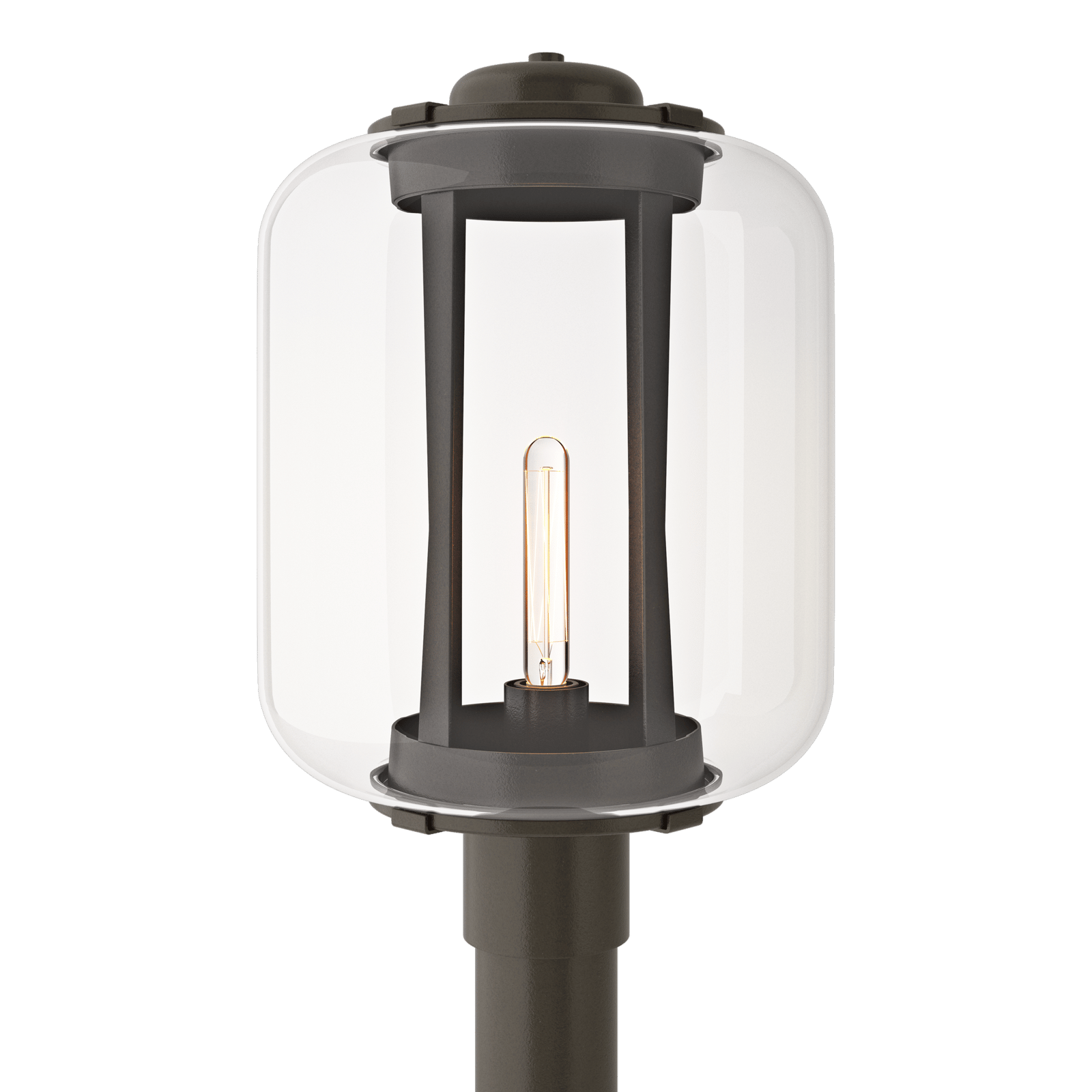Hubbardton Forge Fairwinds Extra Large Outdoor Post Light Outdoor l Post/Pier Mounts Hubbardton Forge Coastal Oil Rubbed Bronze Clear Glass (ZM) 