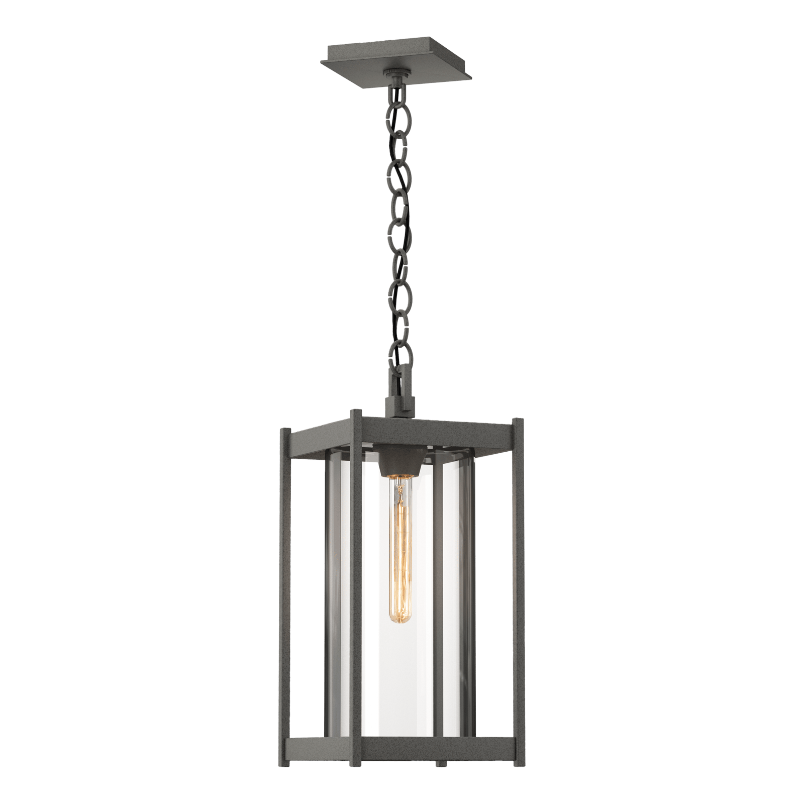 Hubbardton Forge Cela Large Outdoor Lantern Outdoor l Wall Hubbardton Forge Coastal Natural Iron Clear Glass (ZM) 