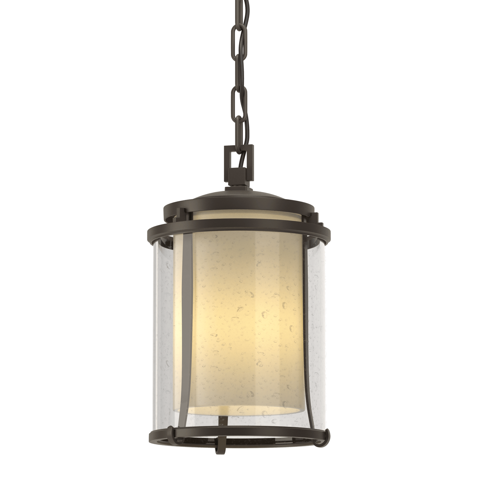 Hubbardton Forge Meridian Outdoor Ceiling Fixture Outdoor l Wall Hubbardton Forge Coastal Dark Smoke Seeded Glass with Opal Diffuser (ZS) 