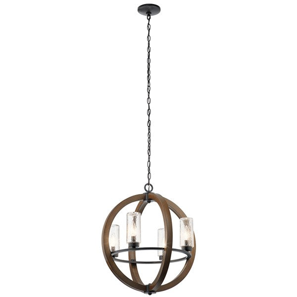 Kichler Grand Bank  Outdoor Chandelier Outdoor l Wall Kichler Auburn Stained Finish 20x23 