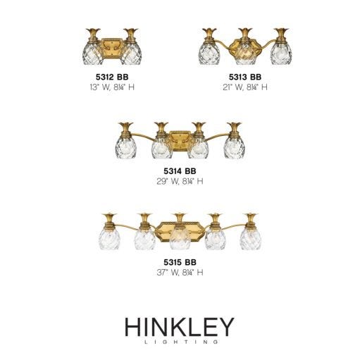 Hinkley Plantation Single Light Vanity 5310 | Overstock
