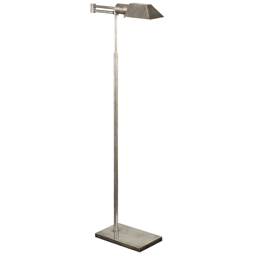 Visual Comfort & Co. Studio Swing Arm Floor Lamp Floor Lamps Visual Comfort & Co. Antique Nickel  
