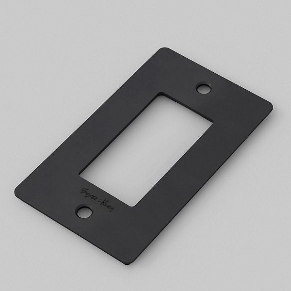 Buster + Punch Wall Plates l 1 Gang Lighting Controls Buster + Punch Black  