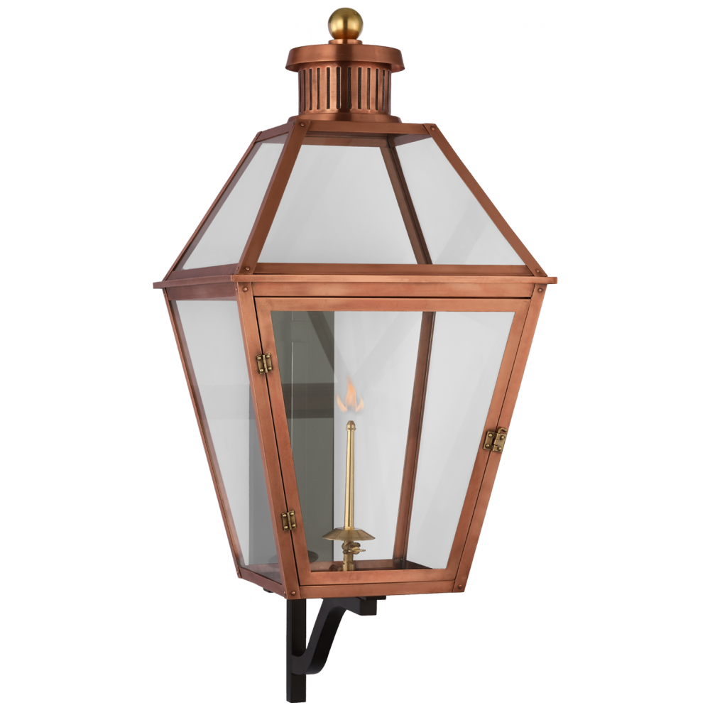 Visual Comfort & Co. Stratford XL Bracketed Gas Wall Lantern Outdoor Lighting Visual Comfort & Co.   