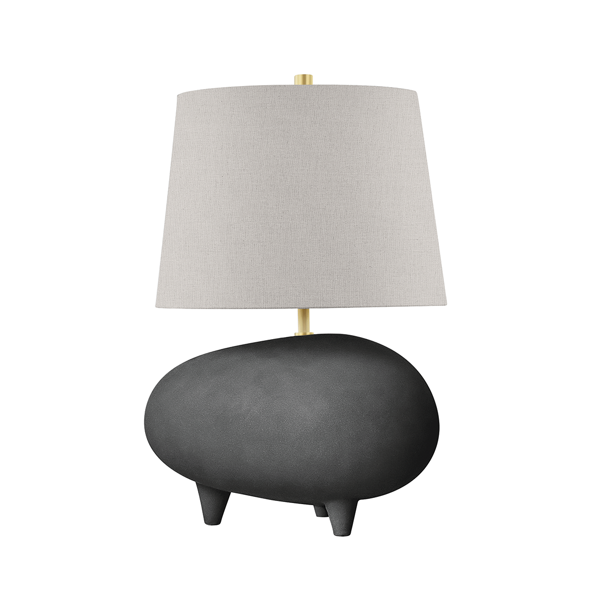Hudson Valley Lighting Tiptoe Table Lamp Lamp Hudson Valley Lighting Aged Brass/matte Black  