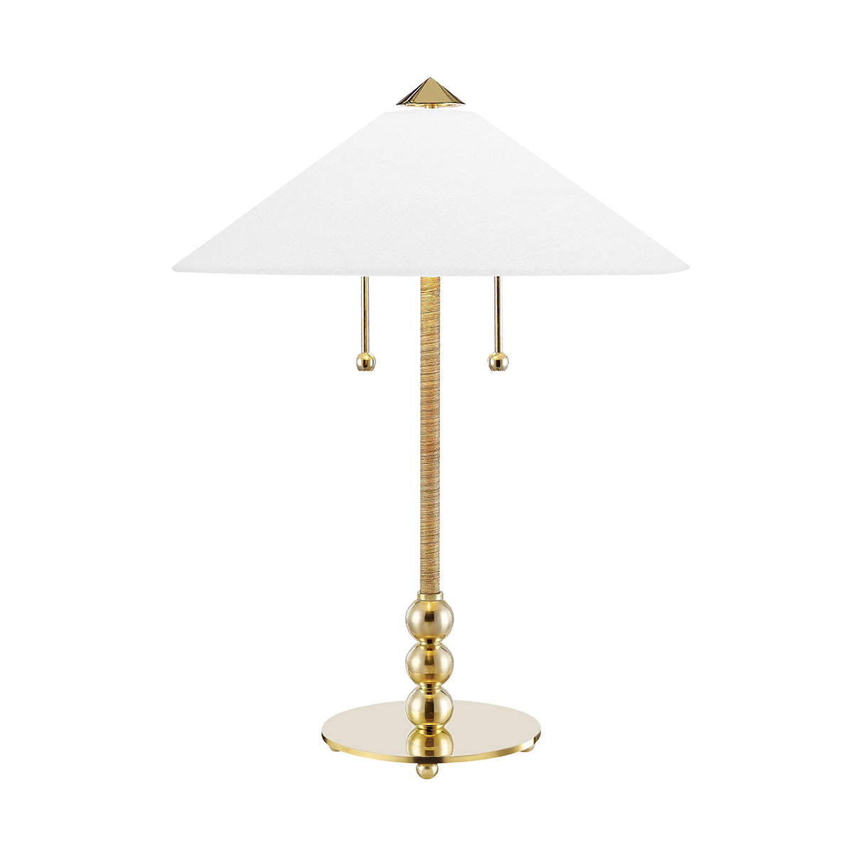 Hudson Valley Lighting Flare Table Lamp Lamp Hudson Valley Lighting Aged Brass  