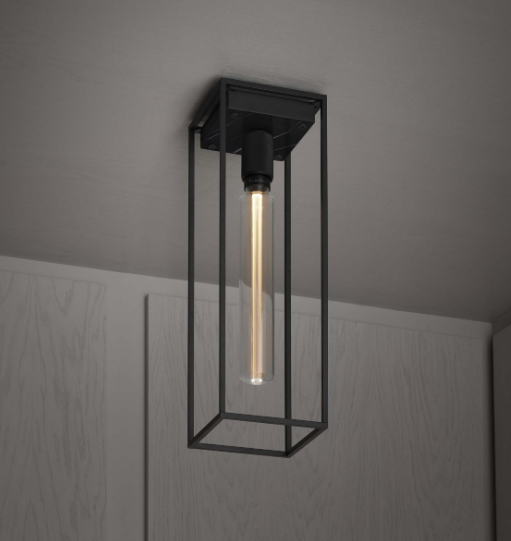 Buster + Punch Caged Ceiling / Large Ceiling Semi-Flush Mount Buster + Punch Black Marble  