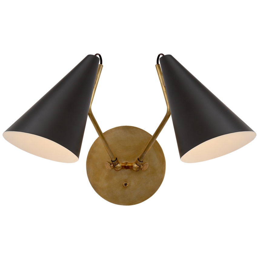 Clemente Double Sconce | Open box Sconce Overstock / Open Box   