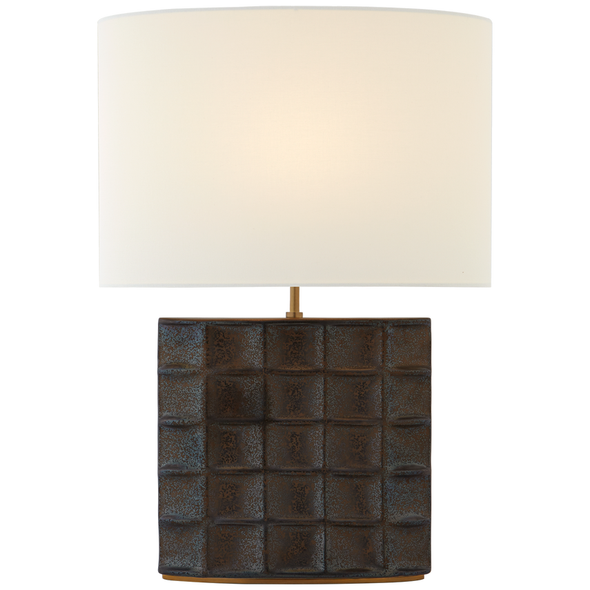 Visual Comfort & Co. Struttura Medium Table Lamp Table Lamps Visual Comfort & Co. Crystal Bronze  