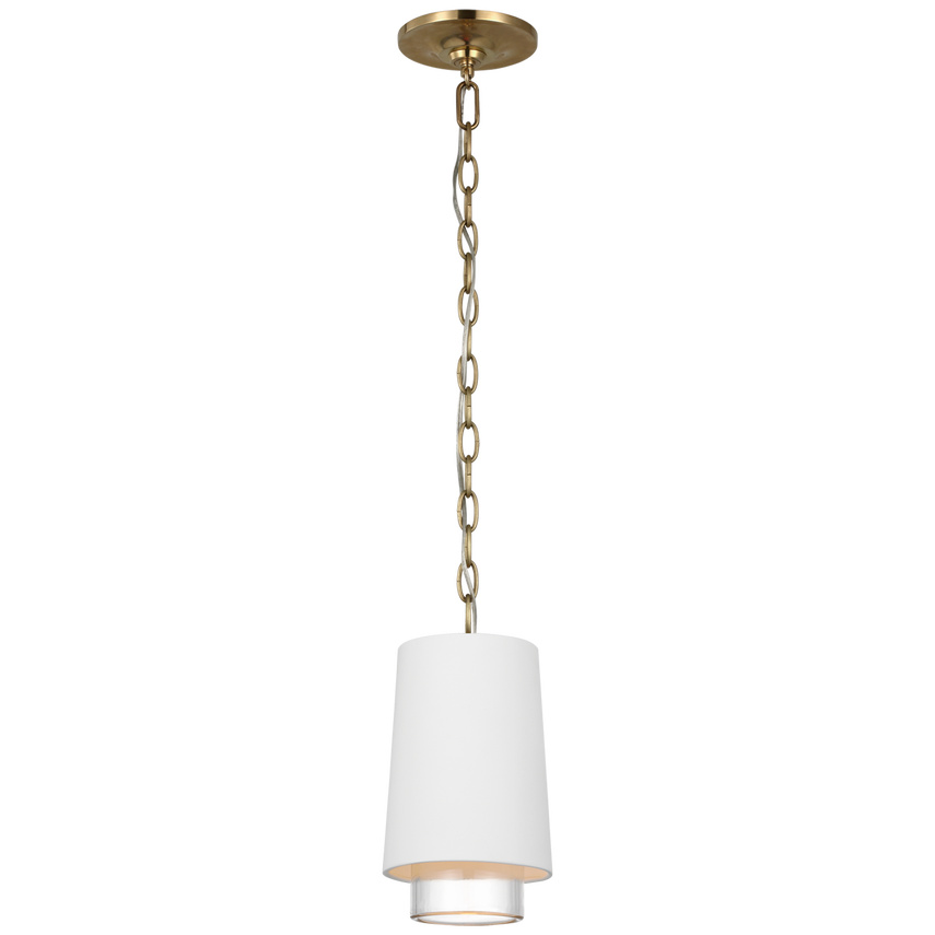 Visual Comfort & Co. Sydney Narrow Pendant Ceiling Lights Visual Comfort & Co. Soft Brass  