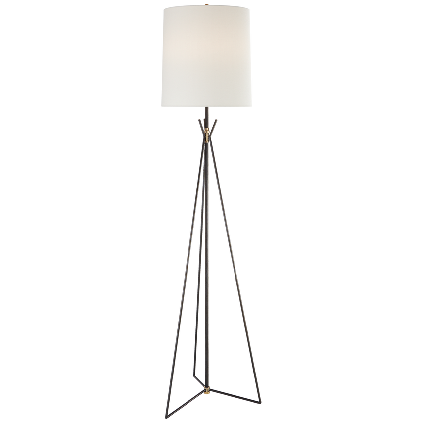 Visual Comfort & Co. Tavares Large Floor Lamp Floor Lamps Visual Comfort & Co. Aged Iron  