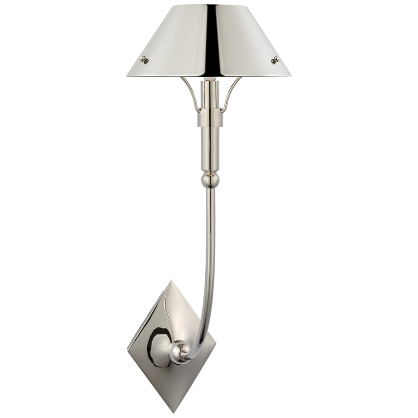 Visual Comfort & Co. Turlington Large Sconce Wall Lights Visual Comfort & Co. Bronze and Hand-Rubbed Antique Brass  