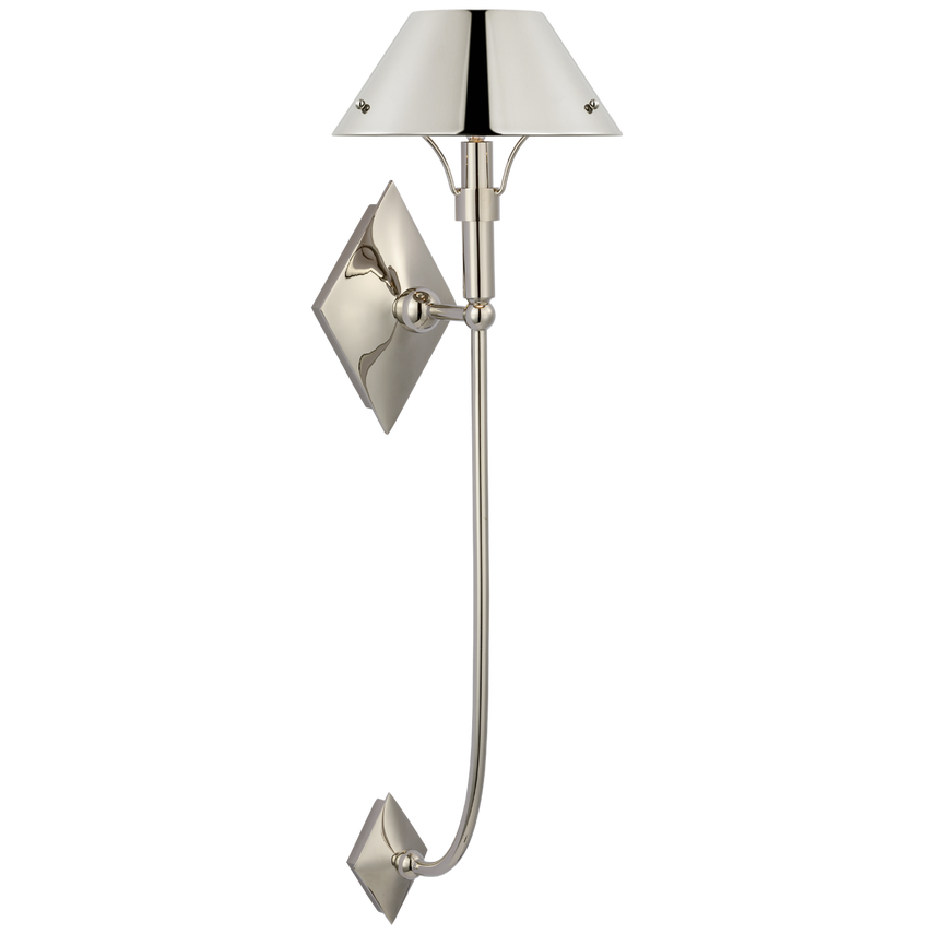 Visual Comfort & Co. Turlington XL Sconce Wall Lights Visual Comfort & Co. Bronze and Hand-Rubbed Antique Brass  