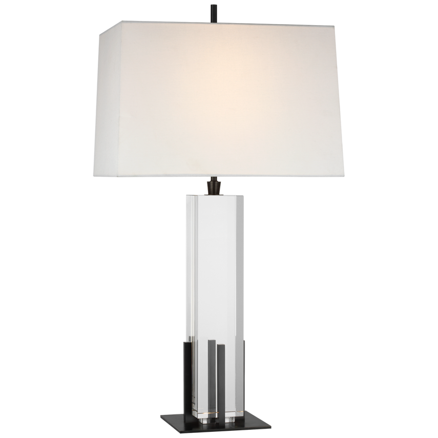 Visual Comfort & Co. Tendmond Large Table Lamp Table Lamps Visual Comfort & Co. Clear Glass  