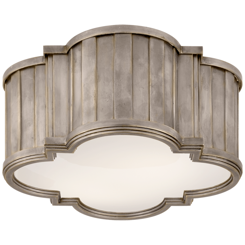 Visual Comfort & Co. Tilden Small Flush Mount Ceiling Lights Visual Comfort & Co. Hand-Rubbed Antique Brass  