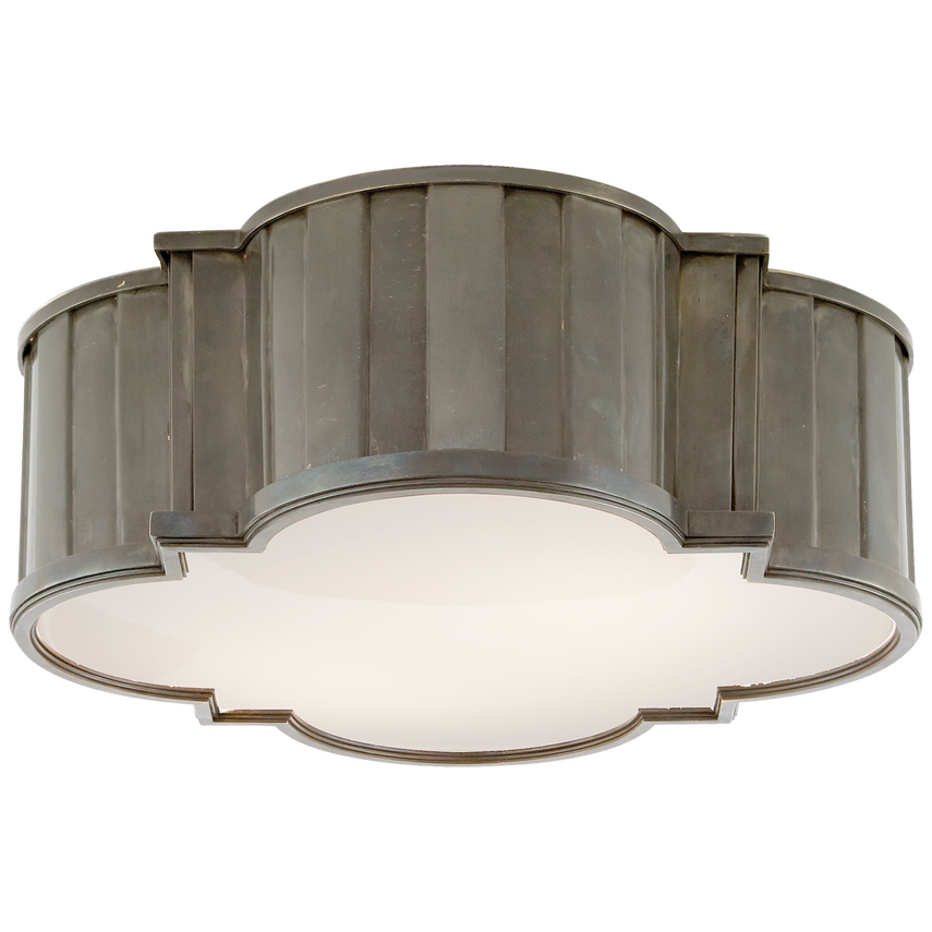 Visual Comfort & Co. Tilden Large Flush Mount Ceiling Lights Visual Comfort & Co. Antique Nickel  