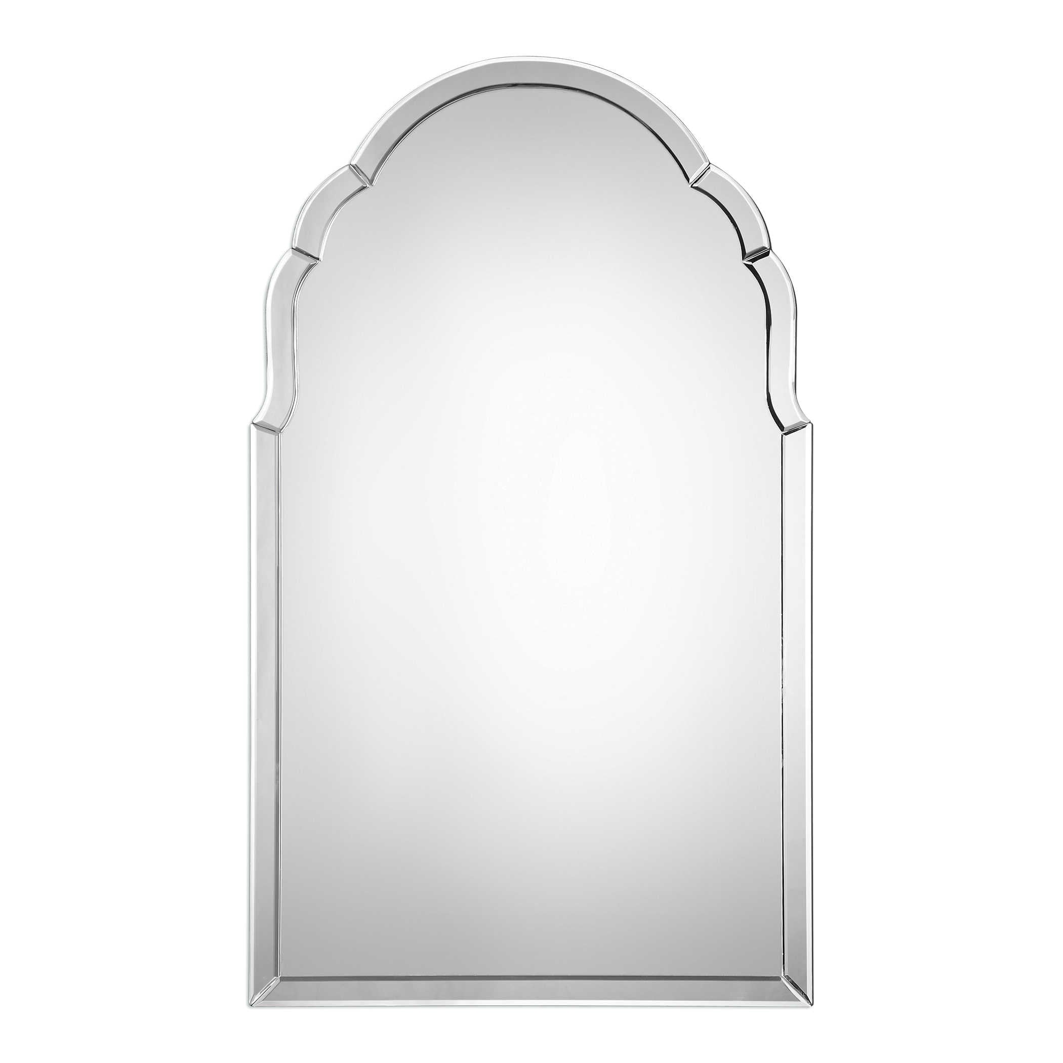 Uttermost Brayden Frameless Arched Mirror Mirror Uttermost MIRROR,MDF  