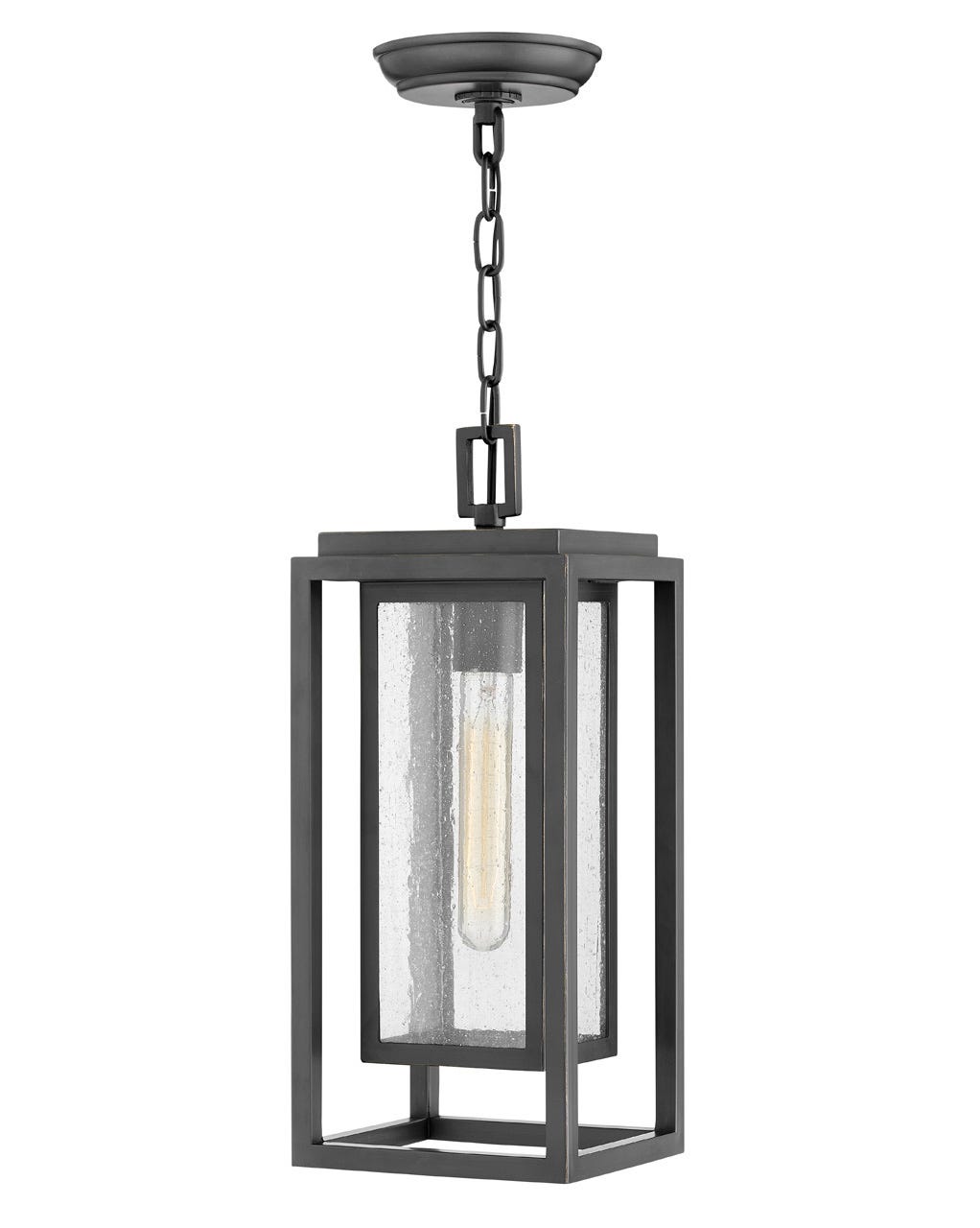 OUTDOOR REPUBLIC Hanging Lantern Outdoor Light Fixture l Hanging Maxim Oil Rubbed Bronze 6.0x7.0x16.75 