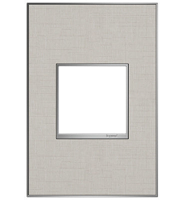 Adorne True Linen Wall Plate Lighting Controls Legrand True Linen 1-Gang 