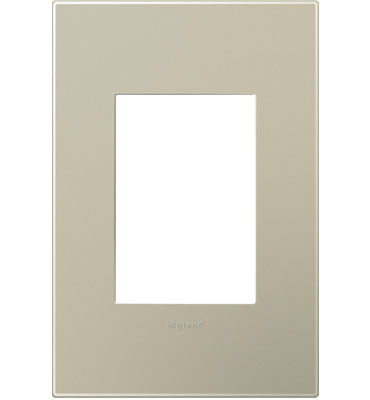 Adorne Titanium Wall Plate Lighting Controls Legrand Titanium 1-Gang + 
