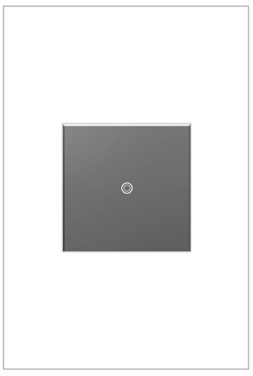 Adorne Touch Switch, 15A Lighting Controls Legrand Magnesium  