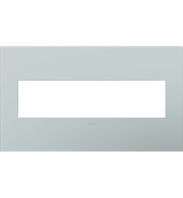 Adorne Pale Blue Wall Plate Lighting Controls Legrand Pale Blue 4-Gang 