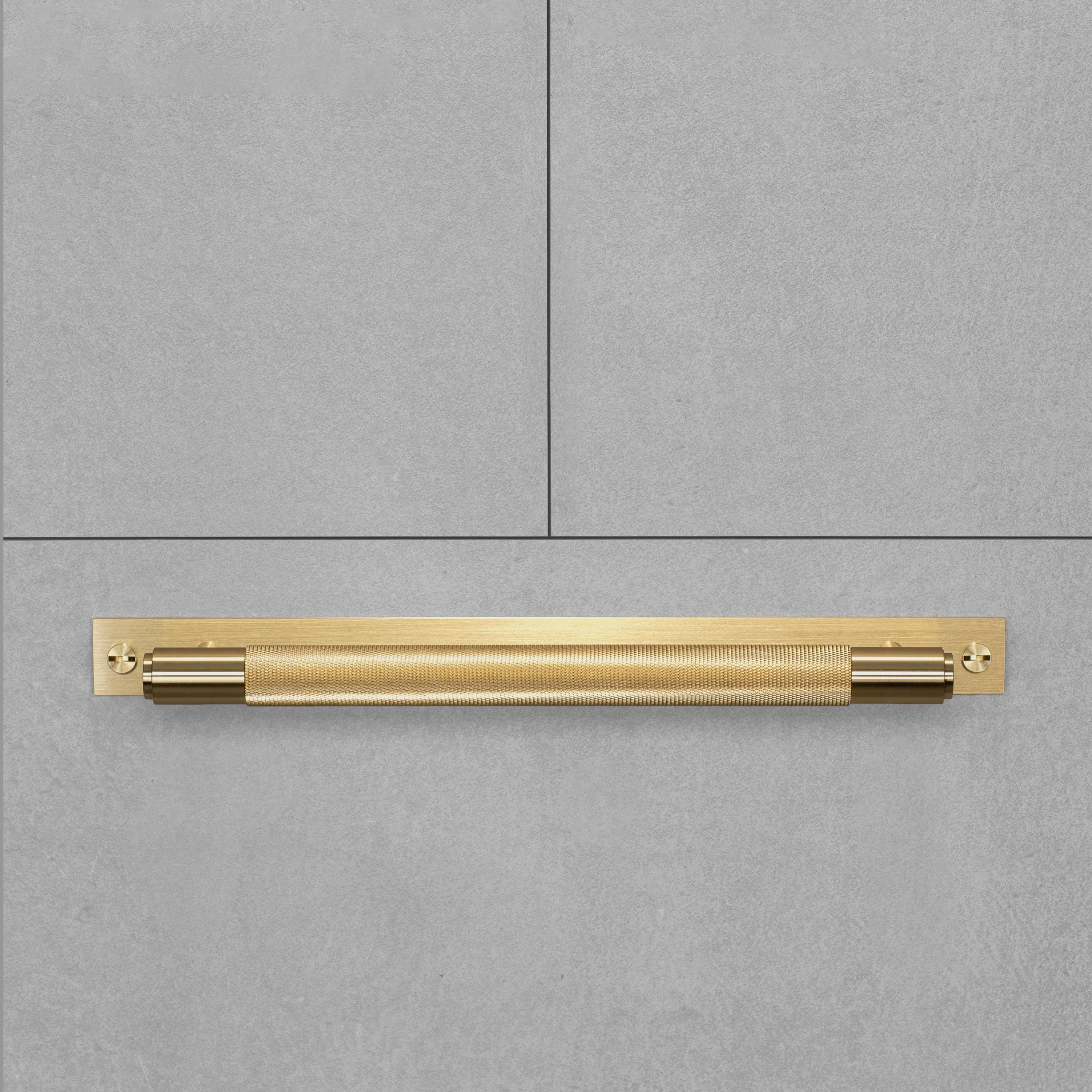 Buster + Punch Pull Bar, Cross Design Hardware Buster + Punch Brass 0.21x0.07x0.03 