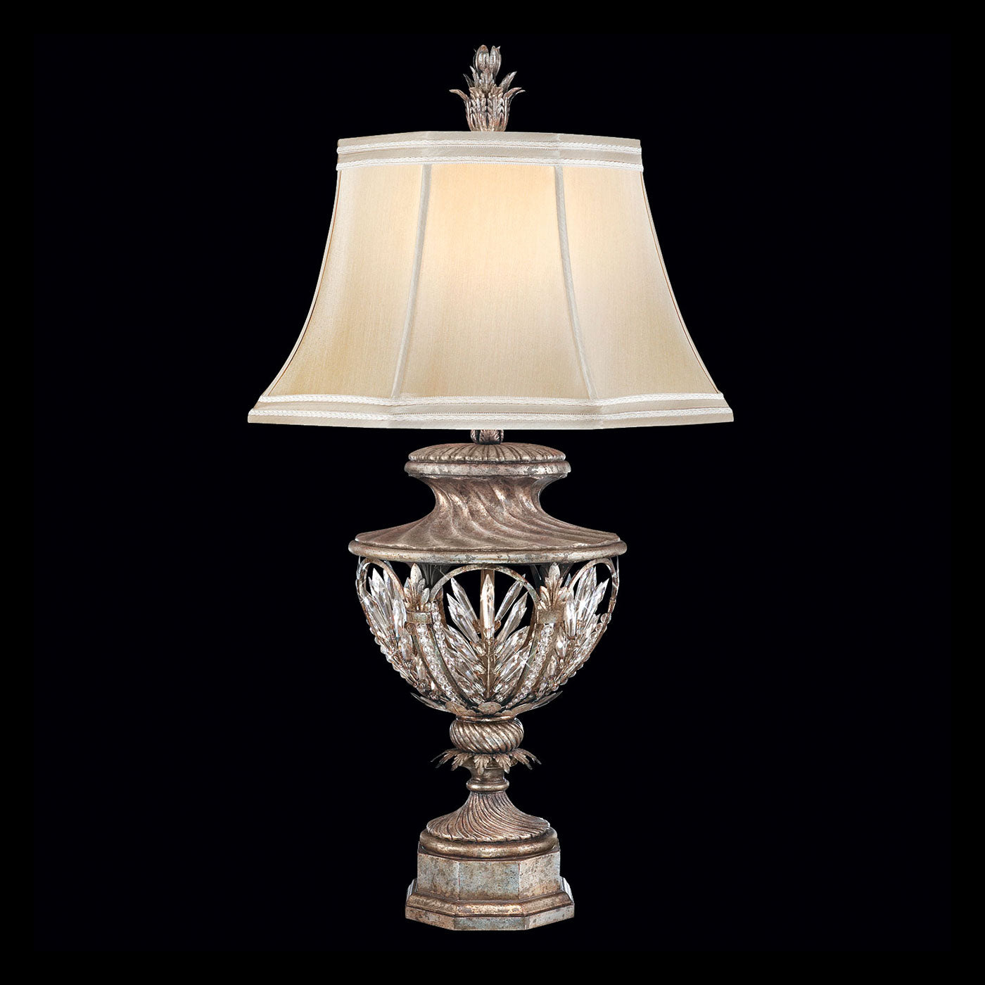 Fine Art Winter Palace 37" Table Lamp Lamp Fine Art Handcrafted Lighting Silver  