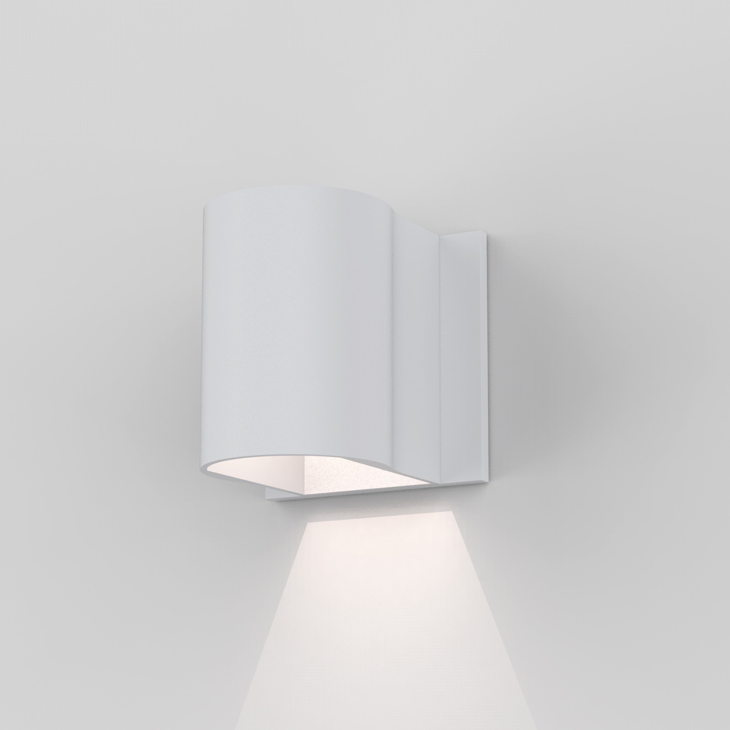 Astro Lighting Dunbar Wall Light Fixtures Astro Lighting 4.17x4.33x4.33 Textured White Yes (Integral), High Power LED