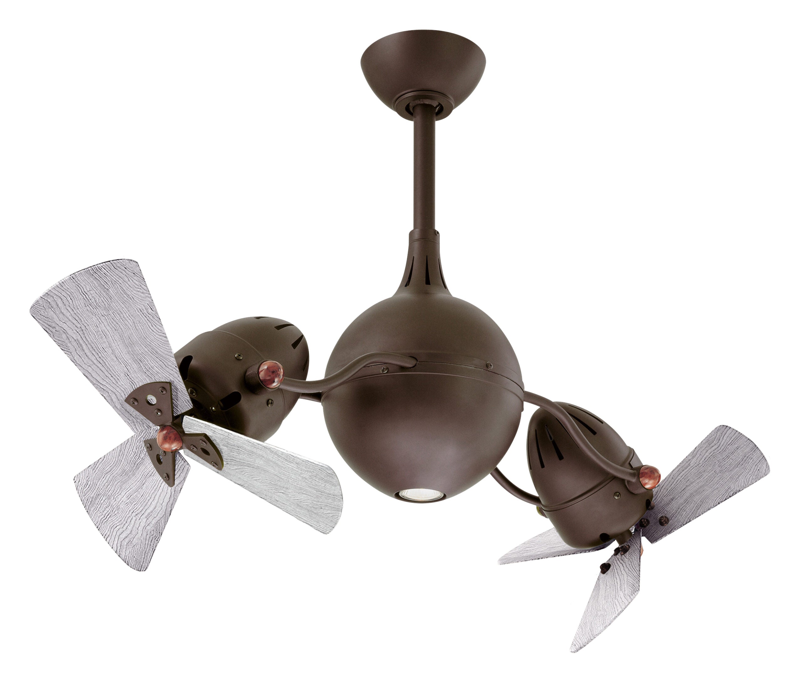 Matthews Fan Company Acqua Rotational Ceiling Fan Ceiling Fan Matthews Fan Company 39" Textured Bronze Barnwood Tone