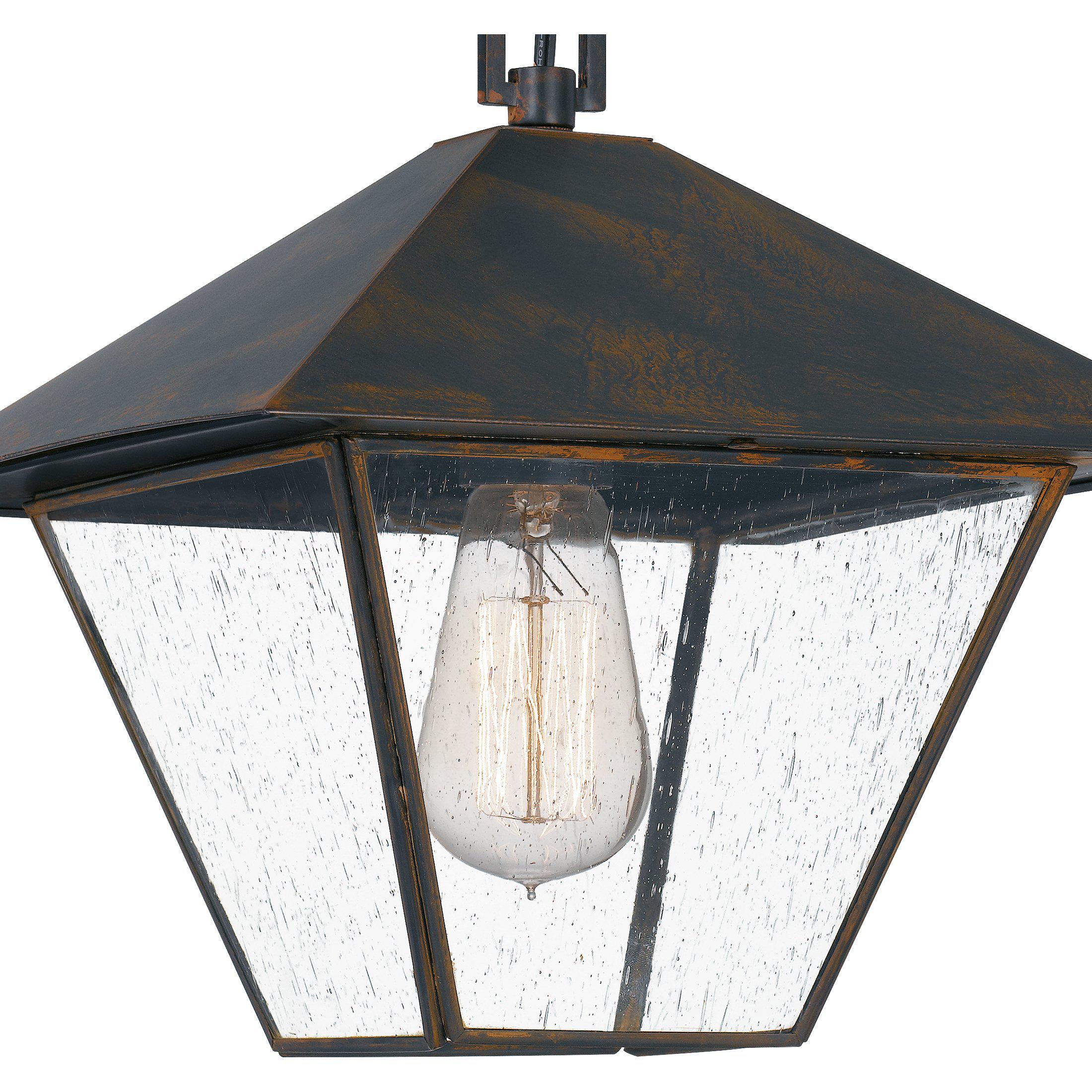 Quoizel Corporal Outdoor Lantern, Hanging