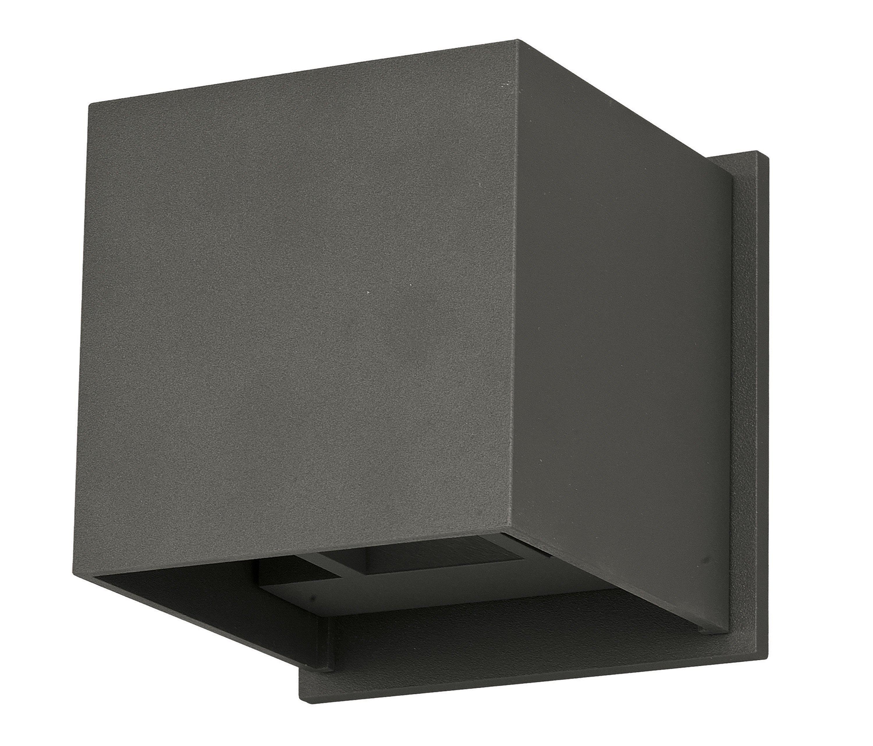 ET2 Alumilux Cube LED Outdoor Wall Sconce E41308 Outdoor l Wall ET2 Bronze  