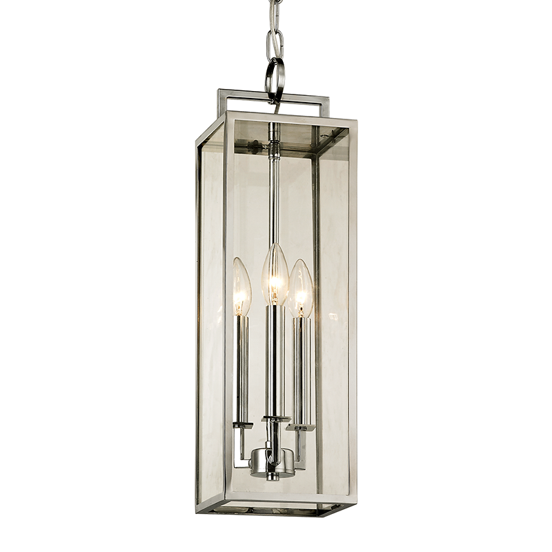 Troy Lighting BECKHAM 3LT HANGER F6537 Outdoor l Wall Troy Lighting POLISHED STAINLESS  
