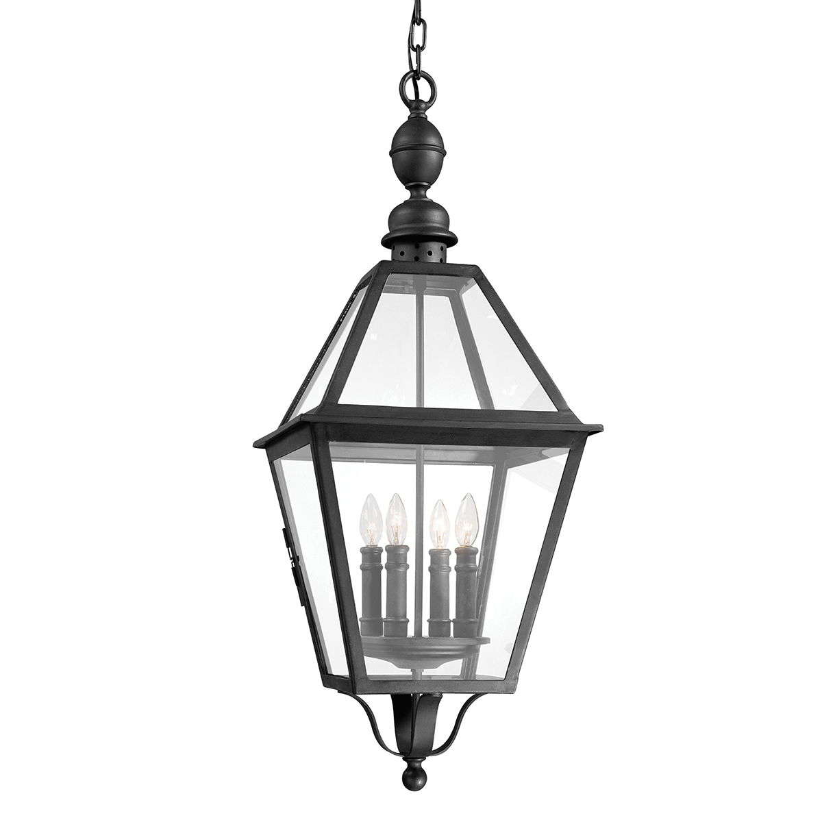 Troy Lighting TOWNSEND 4LT HANGING LANTERN EXTRA LARGE F9628 Outdoor Light Fixture l Hanging Troy Lighting NATURAL BRONZE  