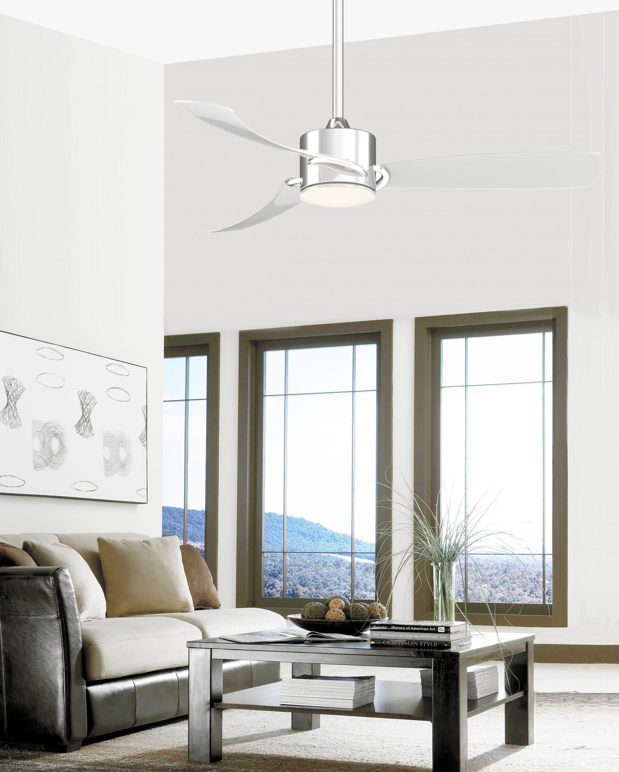 Fanimation SculptAire 52 inch with LED Light Ceiling Fan FP8511 Ceiling Fan Fanimation   