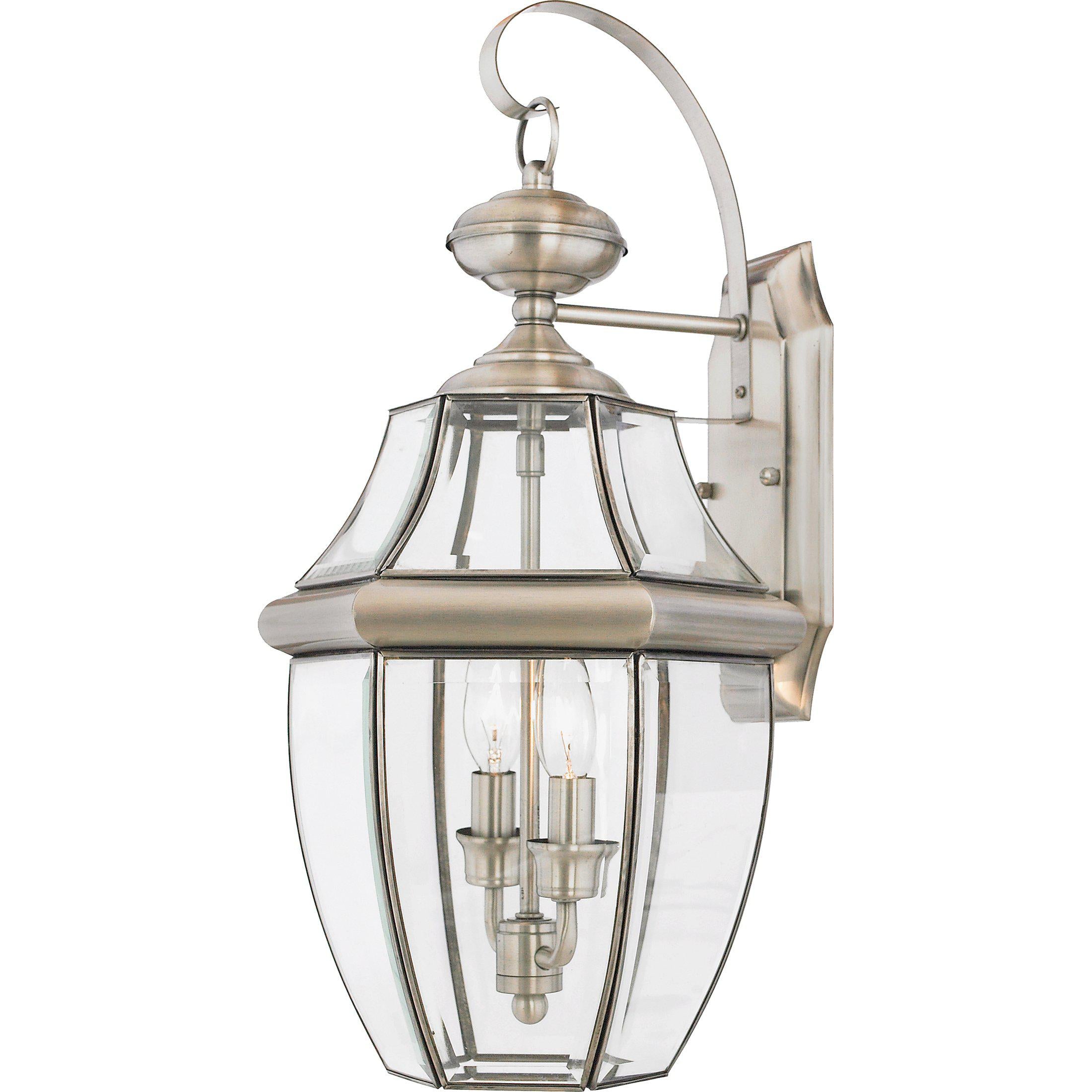 Quoizel  Newbury Outdoor Lantern, Large Outdoor l Wall Quoizel Pewter  