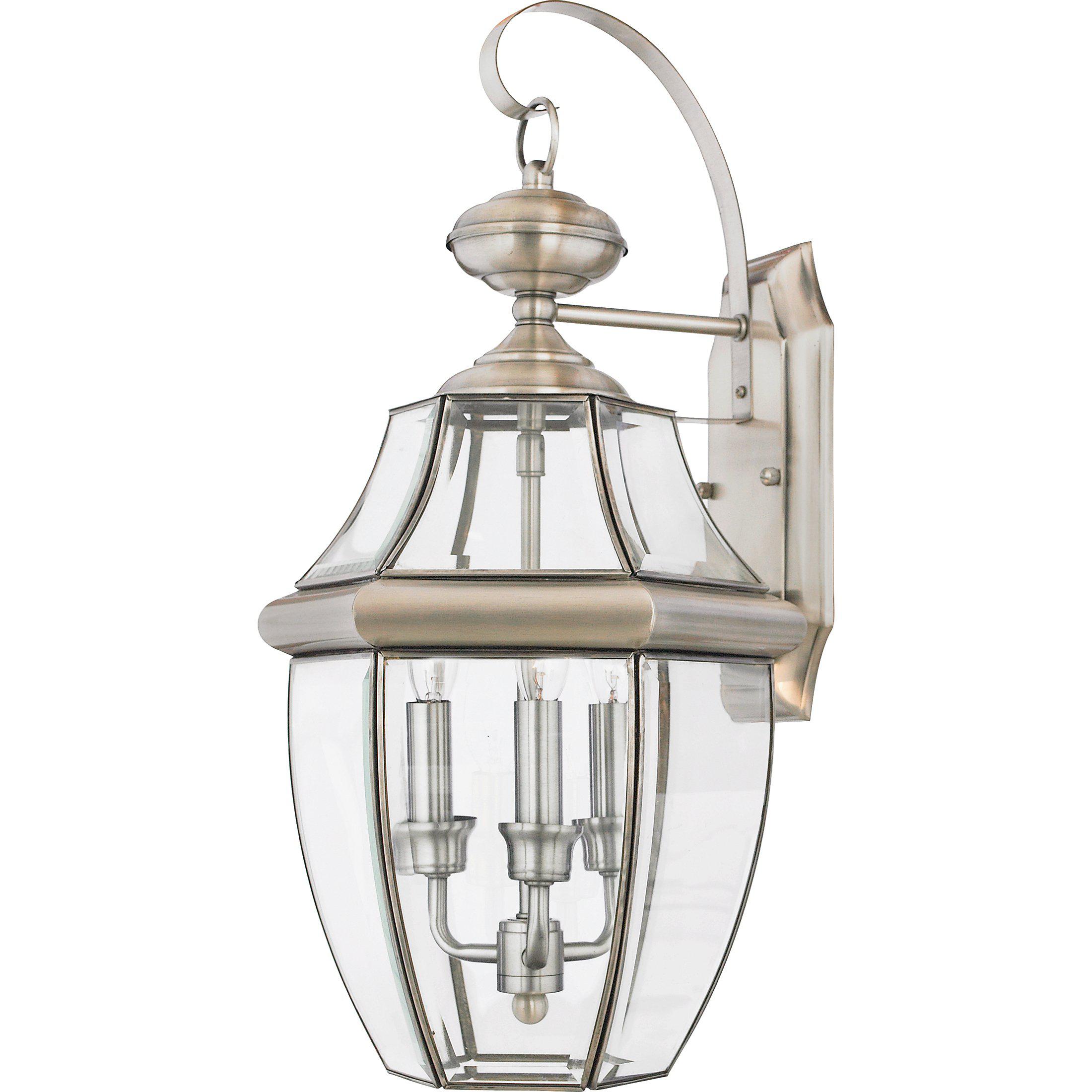 Quoizel  Newbury Outdoor Lantern, XL Outdoor l Wall Quoizel Pewter  