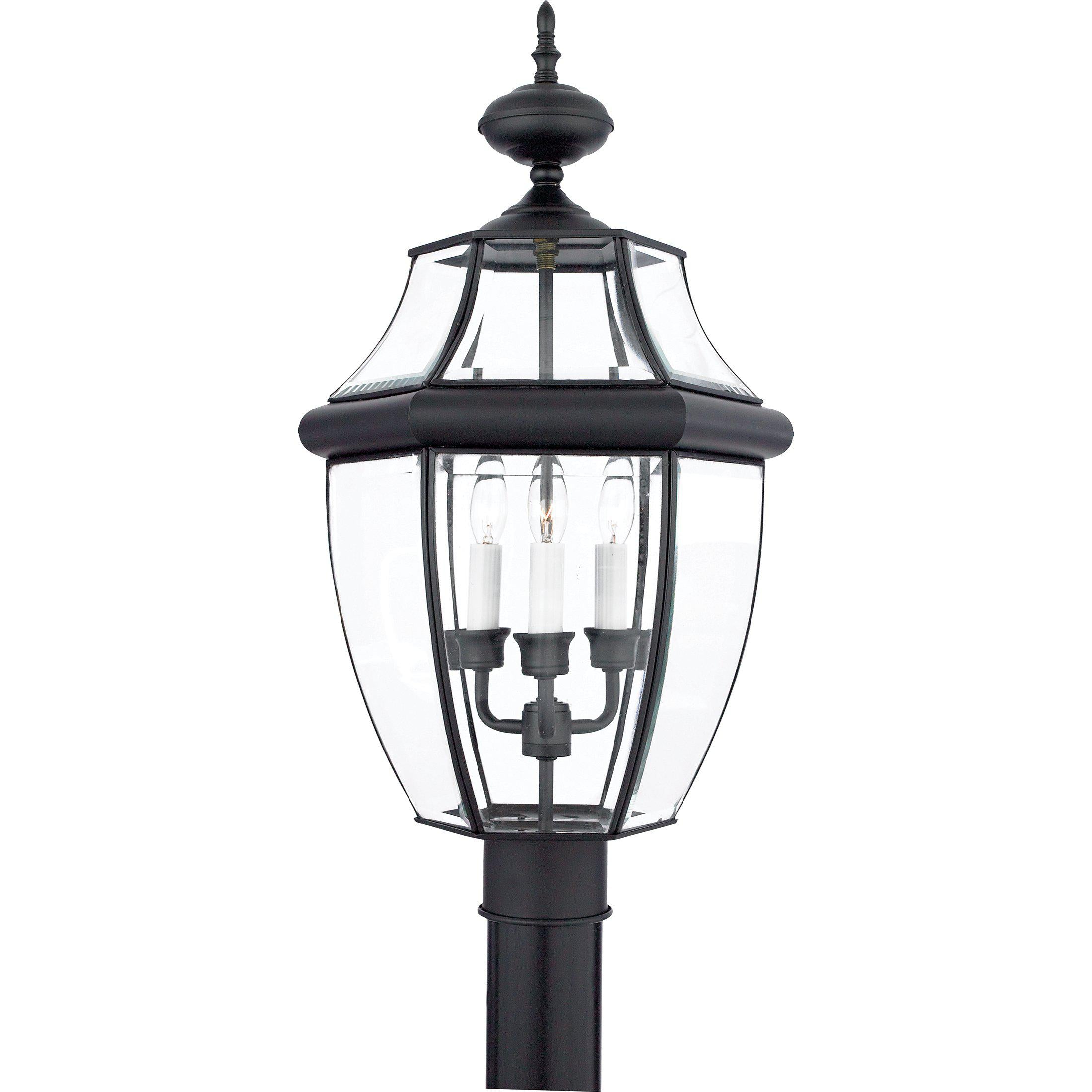 Quoizel  Newbury Outdoor Lantern, Post Medium Outdoor l Post/Pier Mounts Quoizel Mystic Black  