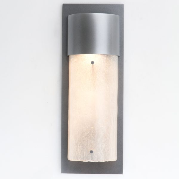 Hammerton Outdoor Short Round Cover Sconce with Glass Outdoor l Wall Hammerton Studio   
