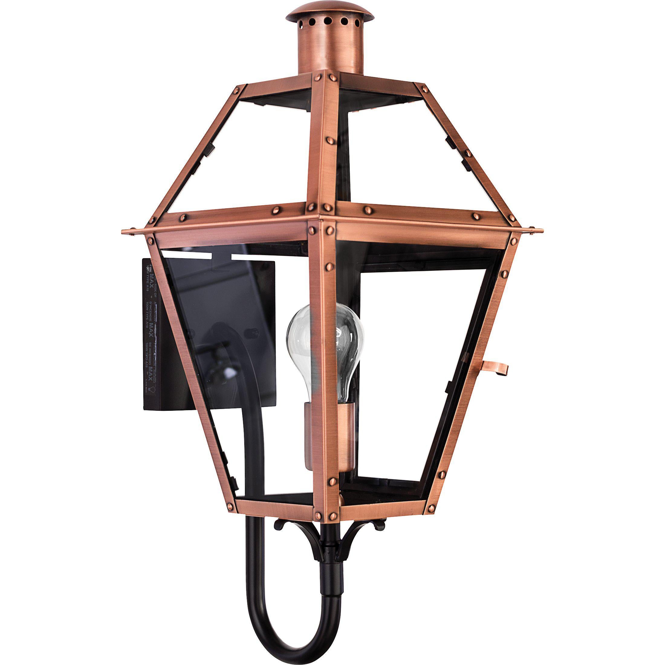 Quoizel  Rue De Royal Outdoor Lantern, Medium Outdoor l Wall Quoizel Aged Copper  